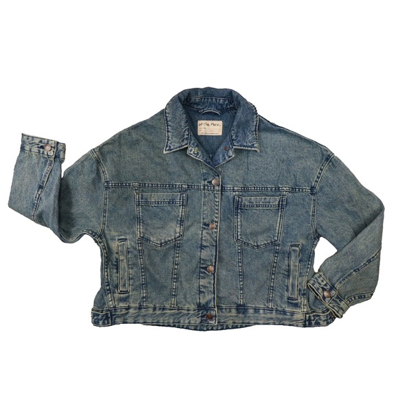 We The Free Blue Jean Jacket - Picture 1 of 7